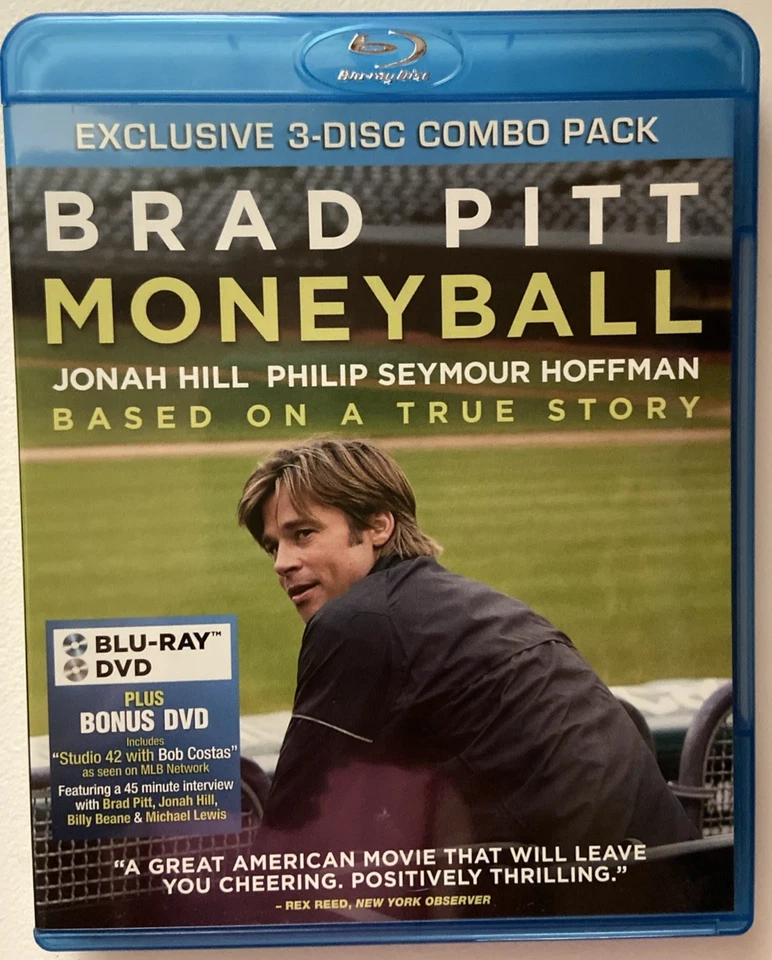 Moneyball (2011) 3-Disk Special Edition Blu Ray With Slipcover - Image 3 of 4