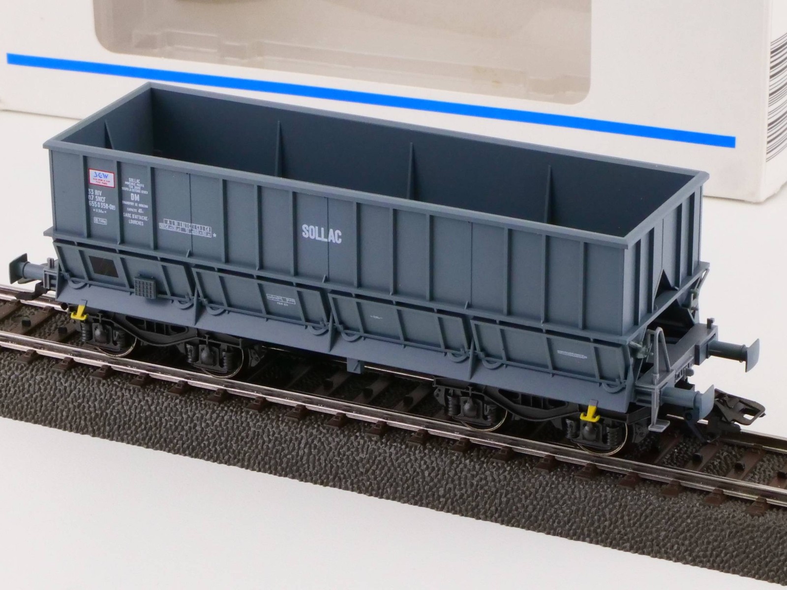 Märklin 48441 H0 Self-Unloading Ore Wagon Sollac SNCF SNCF Mint! In Box