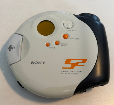 Sony CD Walkman D-SJ301 G-Protection CD Player Tragbar Weiß