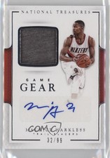 2016-17 Panini National Treasures Game Gear /99 Maurice Harkless #15 Auto 0q0