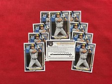 Sal Frelick 2024 Bowman RC Rookie Cards #39 (lot of 10)