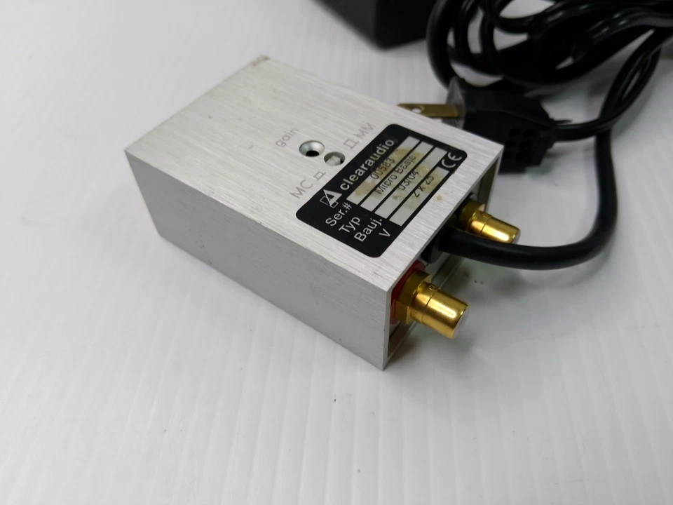 Clearaudio Micro Basic MC MM Phono EQ Preamplificador y Fuente de Alimentación - FUNCIONA Foto 4 de 4
