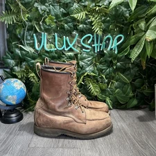 Vintage Mason Chippewa Falls Wisconsin Velvet-Eez Boots Leather USA Men’s 6.5 D