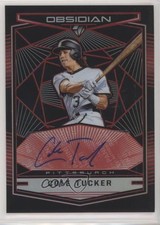 2019 Chronicles Obsidian Electric Etch Red Prizm 21/25 Cole Tucker Auto 1u6