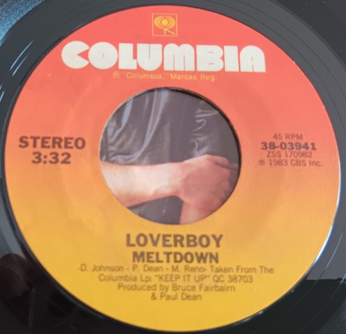 LOVERBOY - HOT GIRLS IN LOVE VINYL 45. PLAYS EXCELLENT. USA ISSUE. - Picture 5 of 5