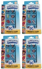 4 pk DC Comics SUPERFRIENDS Infinity Cube Fidget Toy Anxiety Stress Durable 11z