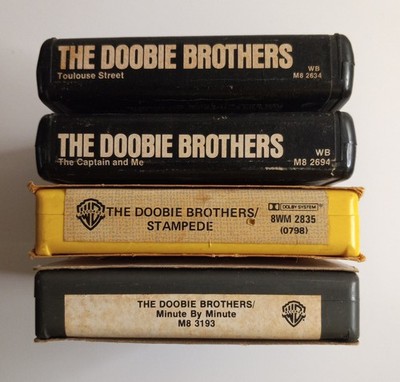 Doobie Brothers 8Track Tapes: Toulouse St-Captain & Me-Stampede-Mintue By Minute