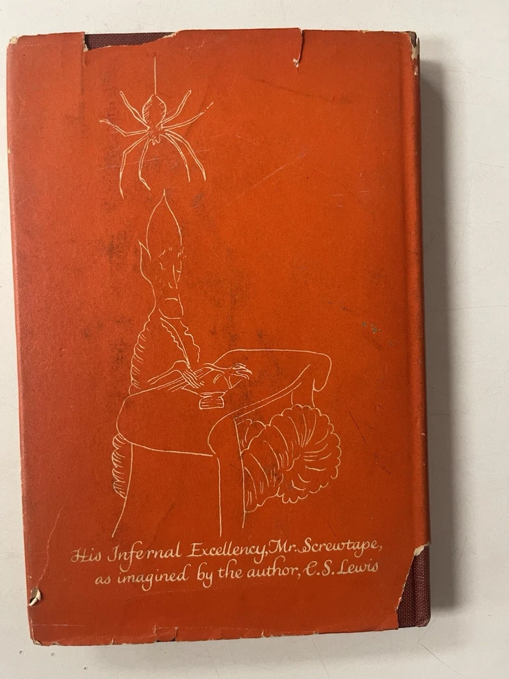 The Screwtape Letters CS Lewis 1956 24th printing HC Fair - Image 2 of 4