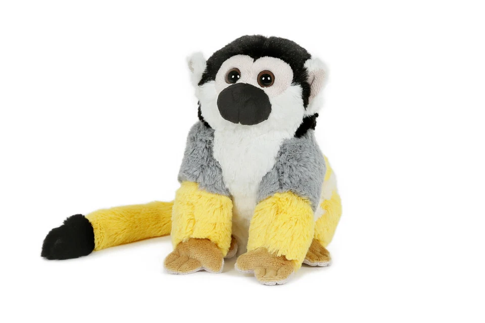 SEMO AFFE Totenkopfäffchen Totenkopfaffe Plüschtier Stofftier Kuscheltier H=12cm