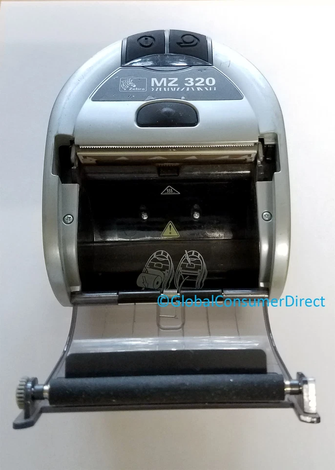 Zebra MZ 320 MZ320 Mobile Thermal BLUETOOTH Wireless USB 3" Printer +NEW BATTERY - Image 2 of 4