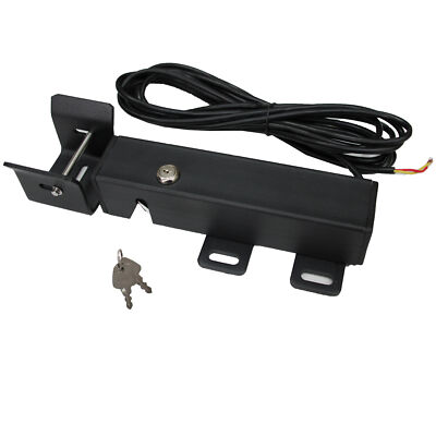 ALEKO Black Steel Automatic 24V Electric Lock with Keys for Swing Gate
