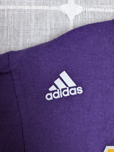 Camisa Adidas Kobe Bryant Para Hombres XS Púrpura Los Angeles Lakers NBA Negra Mamba #24 - Imagen 6 de 14