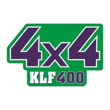 Kawasaki KLF 400C 4X4 Lime Green Quad Sticker