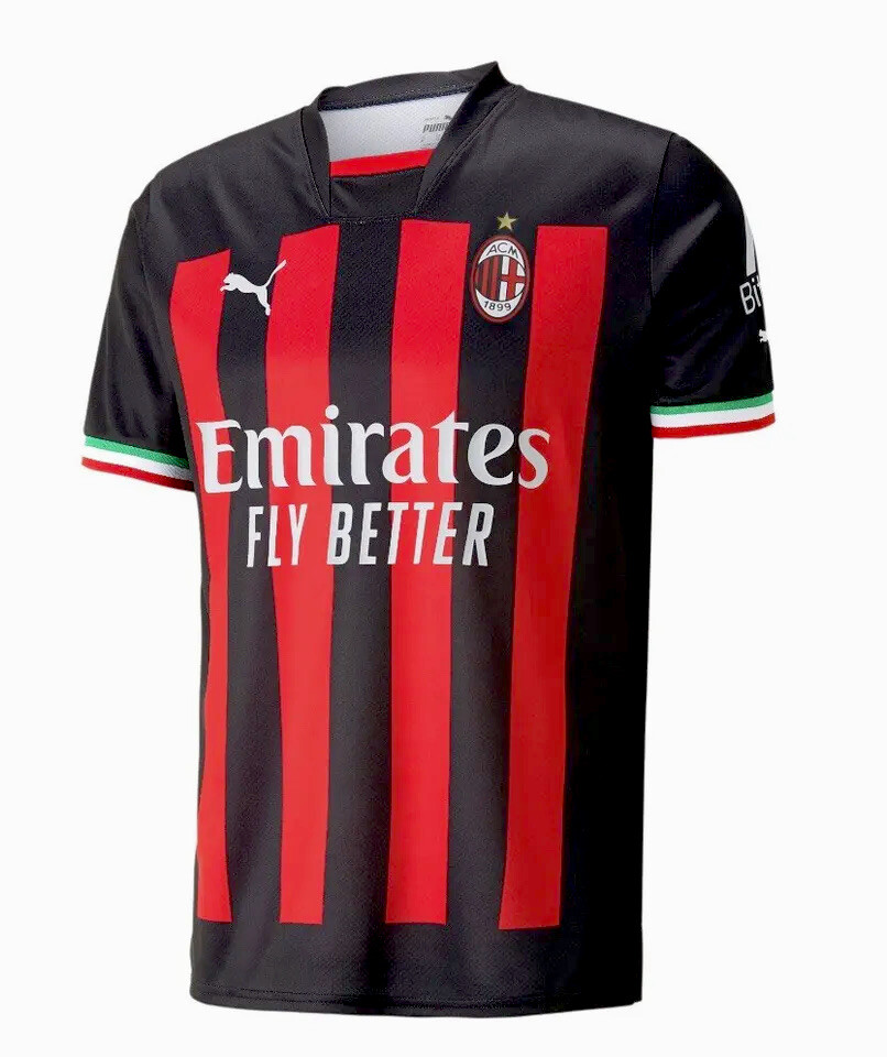 AC Milan '22 / 23Home Jersey Size S | eBay