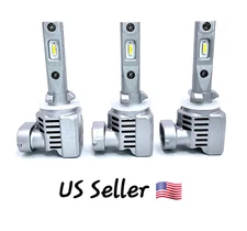3 Blazing LED headlight bulbs for 2002-2006 Polaris Sportsman 700 Twin ATV: USA