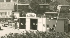 C.1940 RPPC JENNER, CA GARAGE, SHELL GAS STATION TRUCK PHOTO Postcard P51