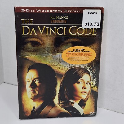 The DaVinci Code (DVD, 2006, 2-Disc Set, Widescreen Special Edition) Dust Cover