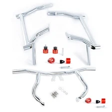 Saddlebag Guard Rails Bag Guards Front Highway Engine Guard For Harley Touring