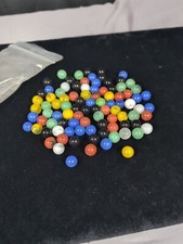 Bag Of Small Vintage Glass Marbles 10 Oz