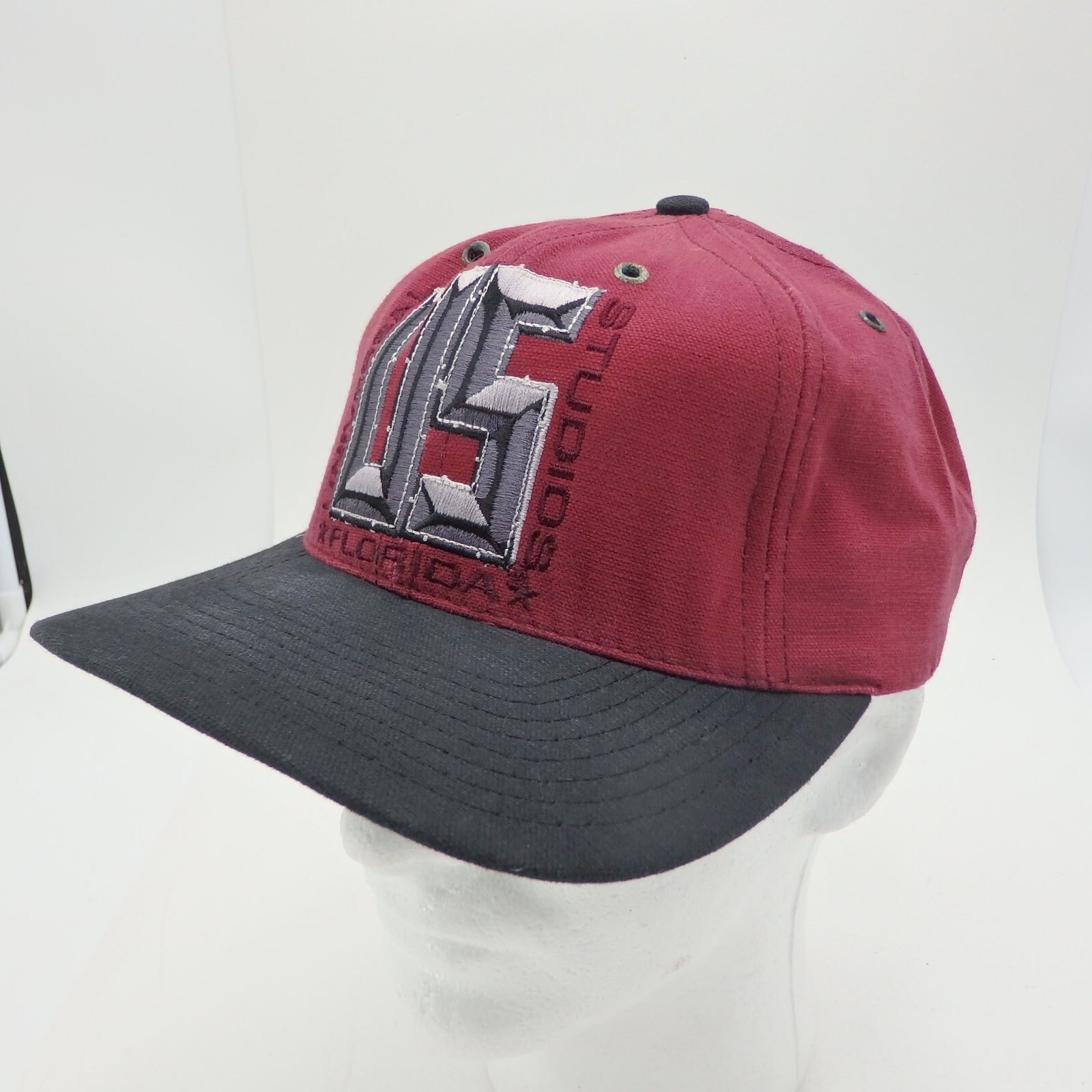 Vintage Universal Studios Hat Snapback Maroon Orl… - image 2