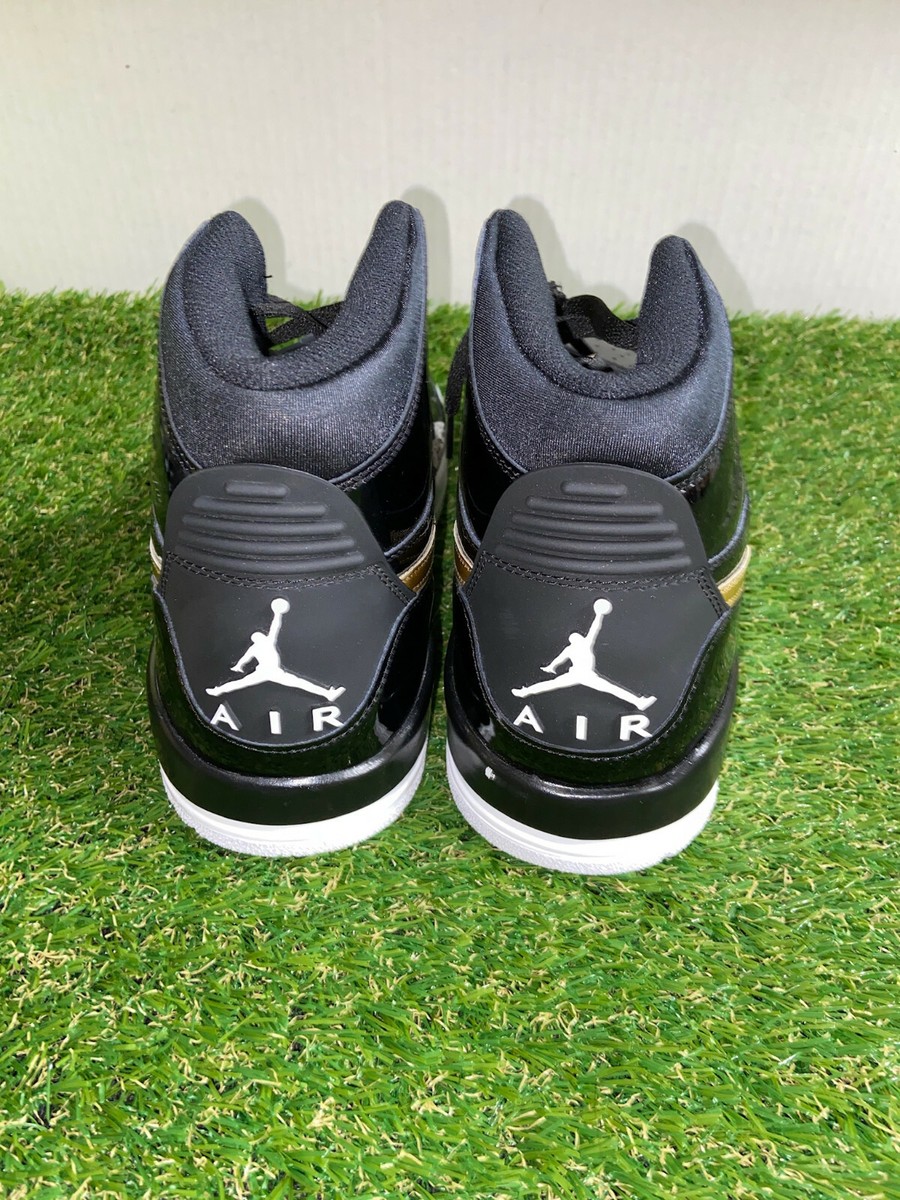 Nike Air Jordan Legacy 312 Patent Leather Black Gold AV3922  display picture 3