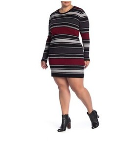 black sweater dress plus size