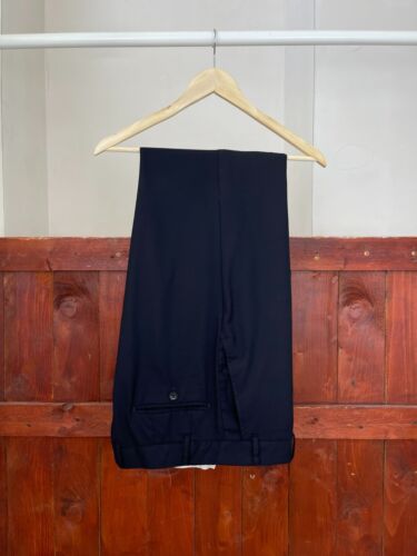Ermenegildo Zegna Su Misura 15 Milmil 15 Navy Blue Wool Mens Suit - Picture 7 of 11
