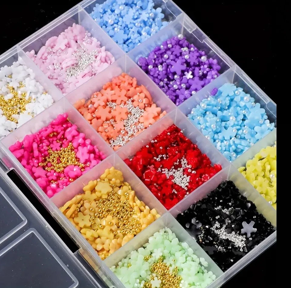 1500 piezas decoracion para uñas  varios colores nails supplies - Image 3 of 4