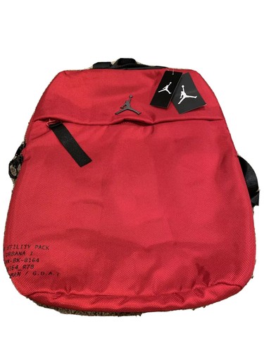 New Nike Jordan Urbana 1 Utility Unisex Red Backpack 9A0164 R78 MSRP $85 |  eBay