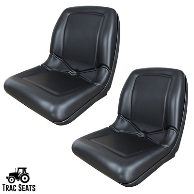 (2 Seats) Black John Deere Gator Seat 6X4 CX 4X2 4X4 HPX TRAIL TX TURF TH 6X4 TE