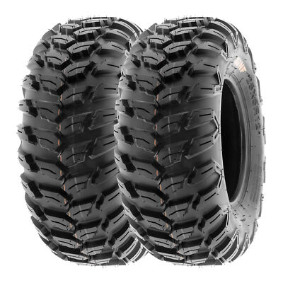 SunF 26x9R14 ATV UTV Tire  26x9x14 Hardpack & Pavement 6 PR A043 - Pair of 2