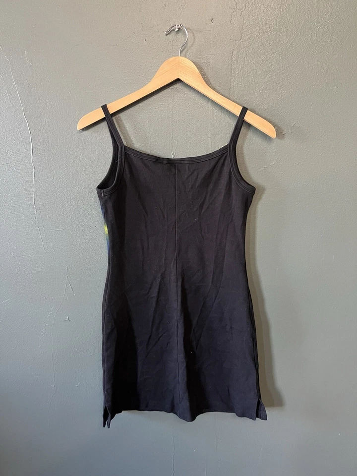 Y2K Anchor Blue Womens Black Sleeveless Tank Top Size Large - Image 2 of 3