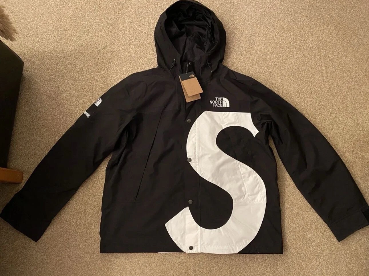 Veste de montagne Supreme The North Face logo S/noir/taille L 100% authentique