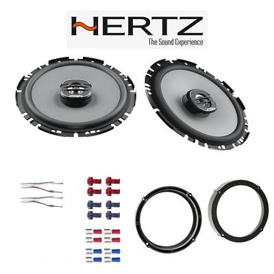 Hertz Auto Lautsprecher 400 Watt Koax für VW Golf VI Cabrio (1K) Türen hinten