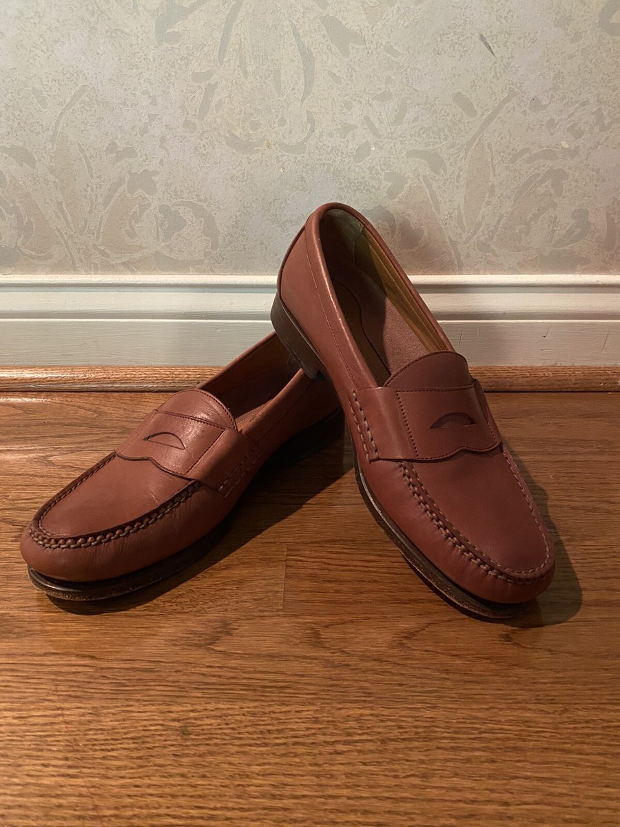 Rockport Shoes Mens Sz 8.5 Brown Leather Loafers Slip On TruTech Comfort Dress Rockport Trutech Penny Loafers Shoes Brown Business Office  main image 4