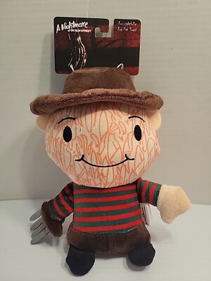 A Nightmare On Elm Street Pet Toy 9   Freddy Krueger  Squeaky Dog Toy NEW