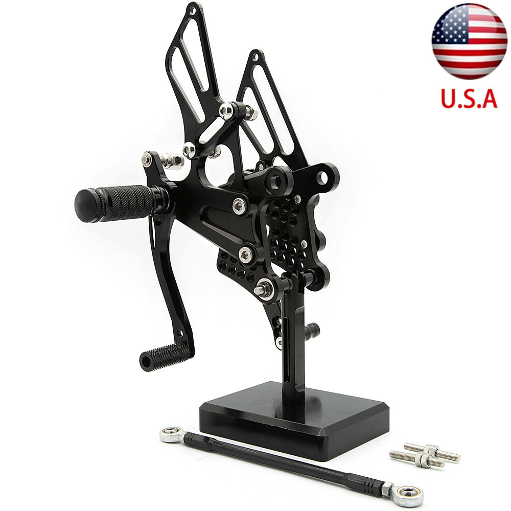 ラック For Ninja ZX6R ZX636 2009-2025 CNC Motor Rearset Footrest Footpeg
