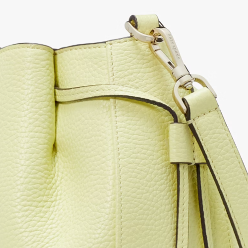 Kate Spade Dumpling Leather Crossbody Bag KE477 Tennis Ball Yellow NWT Purse - Picture 7 of 8