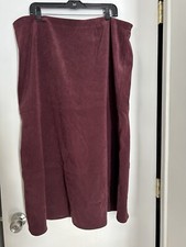 vintage Skirt Purple/ Plumb Maxi Length 3x Fashion Bug 22/24