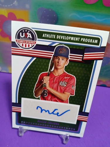 2023 Panini USA Stars & Stripes Macen Collura Auto ADPS-MC - Picture 2 of 6