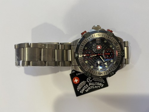 CX Swiss Military 20000 ft Diving Watch Guinness World Record ETA 7750 COSC Blue - Picture 10 of 11