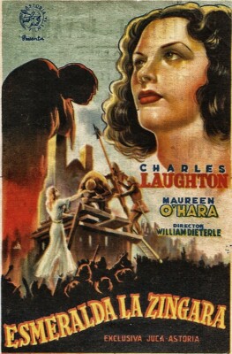 ESMERALDA LA ZINGARA *2X3 FRIDGE MAGNET* MOVIE POSTER HOLLYWOOD FILM SPANISH 
