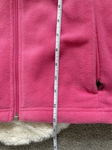 Columbia Youth Girls Pink Fleece Zip Up jacket, 14/16 - Picture 7 of 12