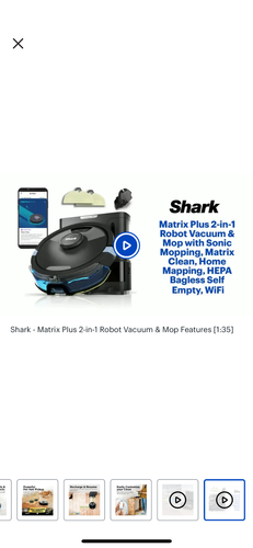 Shark - Matrix Plus 2-in-1 Robot Vacuum & Mop with Sonic Mopping - Picture 6 of 18