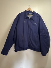 Bulwark Jacket Mens 3XL Navy Blue Flame Resistant Lined Workwear