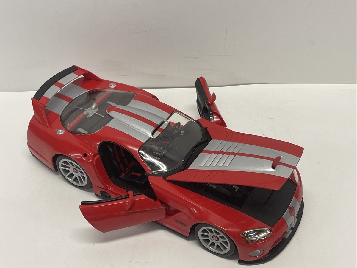 Hot Wheels ダッジ・バイパー 1/18 1/18 2003 DODGE VIPER GTS-R COUPE - BLUE W/WHITE STRIPES