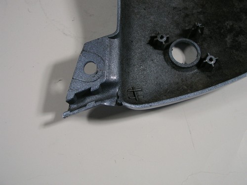 Suzuki Left Side Cover for GZ-250 (Powder Blue) - Picture 4 of 4