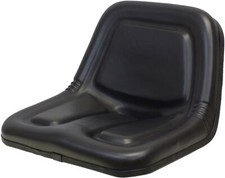 Uni Pro Black Vinyl Metal Pan Seat w/ Center bolt mounting