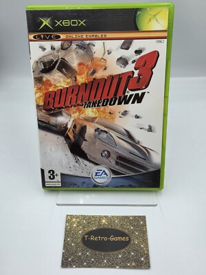 XBOX Spiel Burnout 3 Takedown mit OVP und Anleitung HOL
