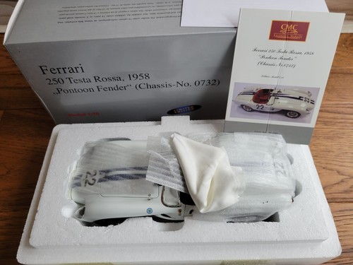 1/18 CMC 1958 Ferrari 250 Testa Rossa Pontoon Fender Chasis 0732 Limited - Picture 12 of 13